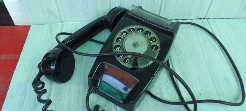 retro vintage rotary telephone